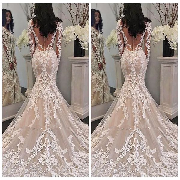 muslim spring long sleeve lace mermaid wedding dresses bridal gowns 2019 vestidos de novia mariage vintage beach wedding dress, White
muslim spring long sleeve lace mermaid wedding dresses bridal gowns 2019 vestidos de novia mariage vintage beach wedding dress, White