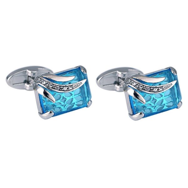 men fashion light blue crystal cufflink shirt suit cuff links wedding jewelry gift rectangle tie clips, Silver;golden
men fashion light blue crystal cufflink shirt suit cuff links wedding jewelry gift rectangle tie clips, Silver;golden