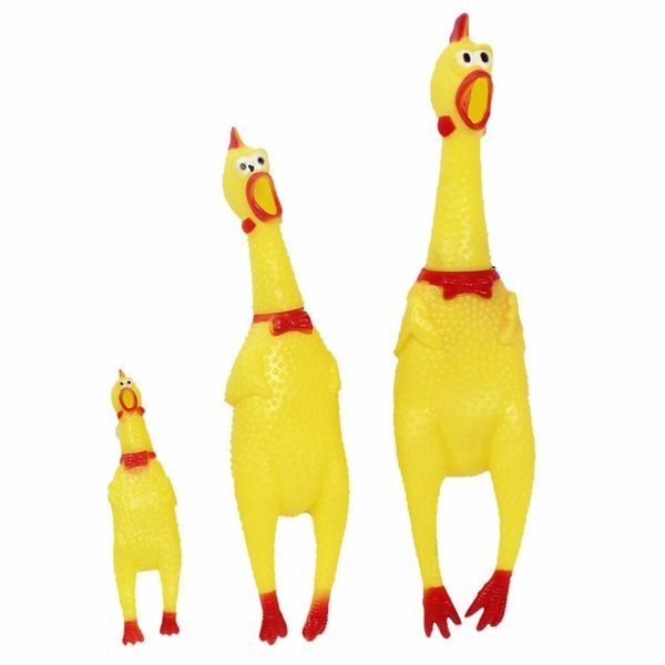 funny dog gadgets novelty yellow rubber chicken pet dog toy novelty squawking screaming shrilling chicken for cat pet supplies
funny dog gadgets novelty yellow rubber chicken pet dog toy novelty squawking screaming shrilling chicken for cat pet supplies