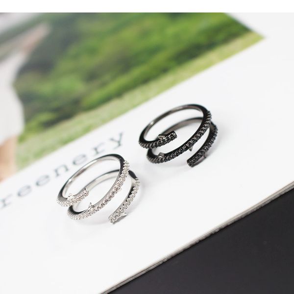 big brand customizable fine silver s925 thorns ring double coils adjustable black and white zircon full of crystals jewelry
big brand customizable fine silver s925 thorns ring double coils adjustable black and white zircon full of crystals jewelry