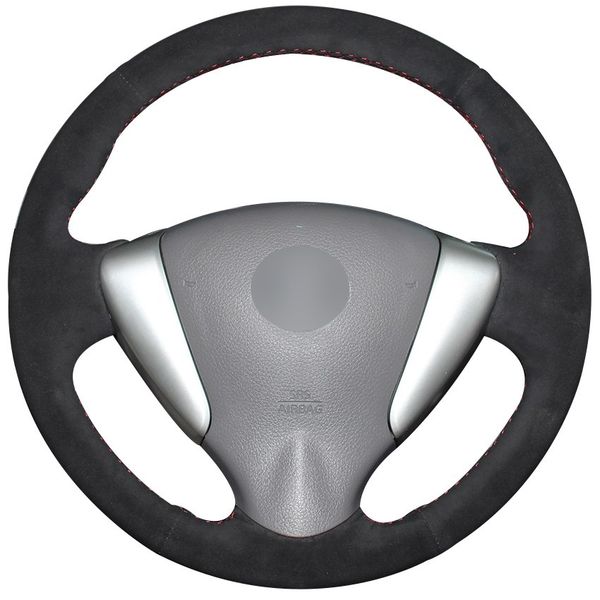black suede car steering wheel cover for nissan tiida sylphy sentra versa note 2014-2017
black suede car steering wheel cover for nissan tiida sylphy sentra versa note 2014-2017
