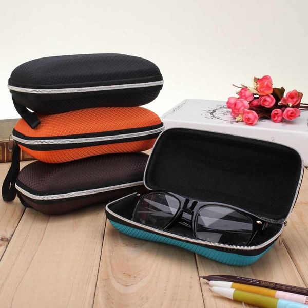 4 colors portable hard square glasses cases zipper sunglasses box glasses protector travel pack pouch cases 1pcs, Silver
4 colors portable hard square glasses cases zipper sunglasses box glasses protector travel pack pouch cases 1pcs, Silver