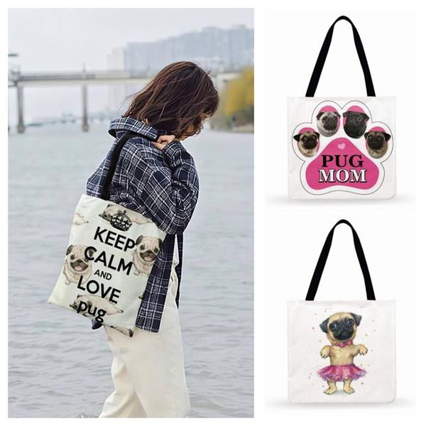 outdoor beach bags fun pug your life painting print tote bag for women casual tote foldable shopping bag ladies shoulder
outdoor beach bags fun pug your life painting print tote bag for women casual tote foldable shopping bag ladies shoulder