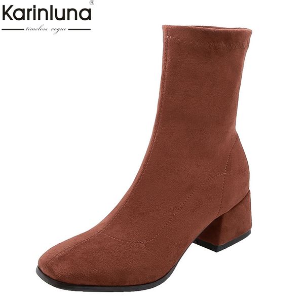 women's 2019 sock boots big size 32-43 chunky heels shoes woman boots female ankle women shoes, Black
women's 2019 sock boots big size 32-43 chunky heels shoes woman boots female ankle women shoes, Black