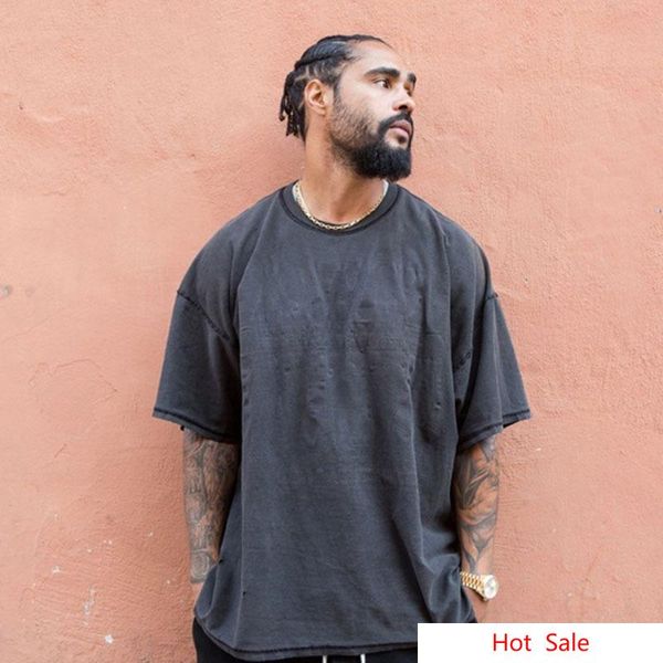 fog washed loose t shirts for men high street vintage blackgray tees fashion solid fear of god tshirts, White;black
fog washed loose t shirts for men high street vintage blackgray tees fashion solid fear of god tshirts, White;black