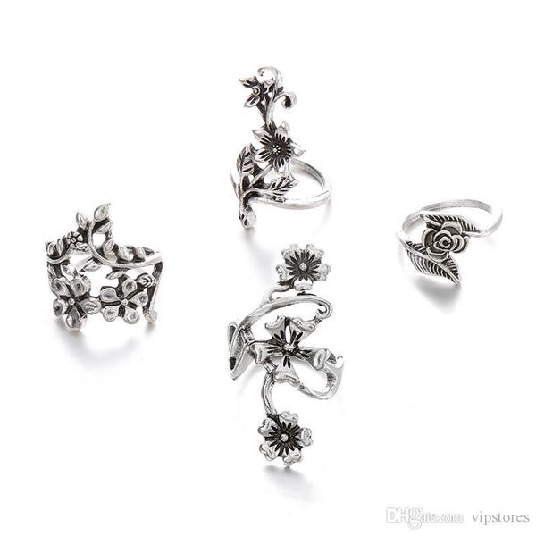 punk style flower carving ring cross-border explosion models in big new popular womens fashion personality ancient silver 4-piece ring set
punk style flower carving ring cross-border explosion models in big new popular womens fashion personality ancient silver 4-piece ring set