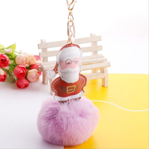 christmas gift santa claus printing pu head printing color plush body gold color keychain for bag car accessory, Silver
christmas gift santa claus printing pu head printing color plush body gold color keychain for bag car accessory, Silver