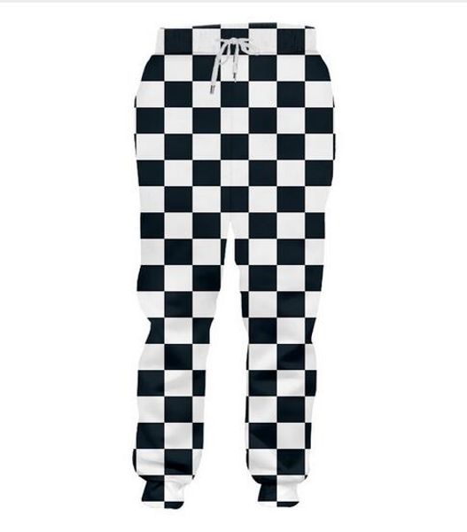 release fall winter loose comfort long pants men's cool print black white grid 3d sweatpants man hiphop harem joggers pants homme rcl05
release fall winter loose comfort long pants men's cool print black white grid 3d sweatpants man hiphop harem joggers pants homme rcl05