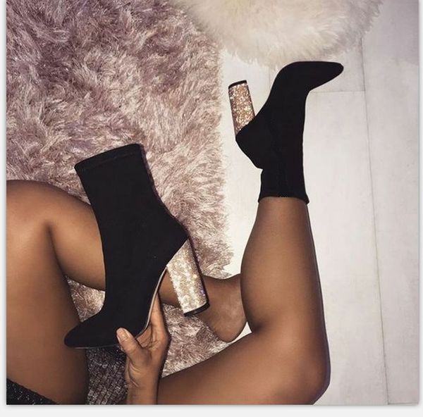 shoes women's mid calf boots luxury designer lace up booties woman 2019 low heel round toe fashion rubber high heel ladies, Black
shoes women's mid calf boots luxury designer lace up booties woman 2019 low heel round toe fashion rubber high heel ladies, Black