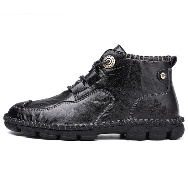 2019 spring autumn vintage classic genuine leather men shoes casual high sneakers for male comfortable shoe footwear, Black
2019 spring autumn vintage classic genuine leather men shoes casual high sneakers for male comfortable shoe footwear, Black