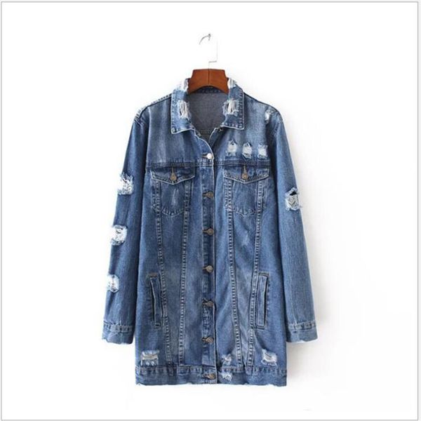 2019 denim jackets women hole boyfriend style long sleeve vintage jean jacket denim loose spring autumn coat jeans k238, Black;brown
2019 denim jackets women hole boyfriend style long sleeve vintage jean jacket denim loose spring autumn coat jeans k238, Black;brown