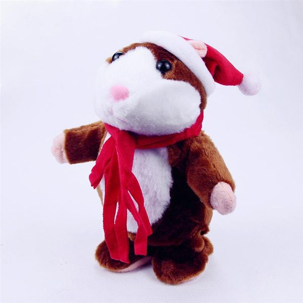 1pc electric plush doll walking hamster talking hamster nod doll plaything with red scarf for kids friends baby toys 2020
1pc electric plush doll walking hamster talking hamster nod doll plaything with red scarf for kids friends baby toys 2020