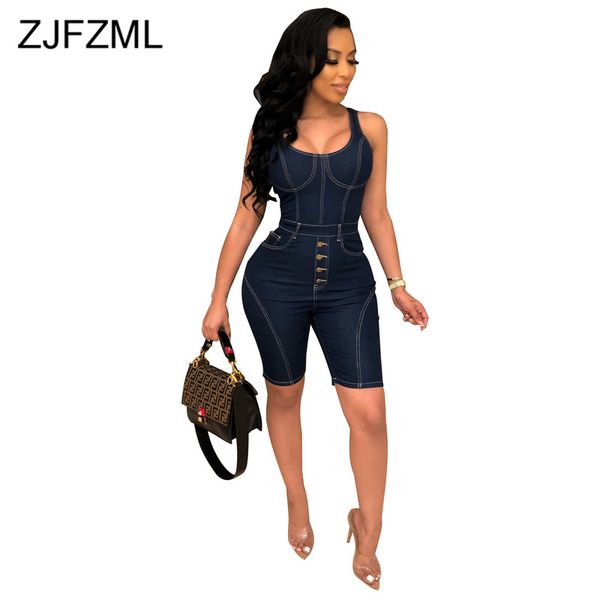 blue denim rompers women jumpsuit streetwear scoop neck sleeveless bodycon bodysuit casual button up back zipper short playsuit, Black;white
blue denim rompers women jumpsuit streetwear scoop neck sleeveless bodycon bodysuit casual button up back zipper short playsuit, Black;white