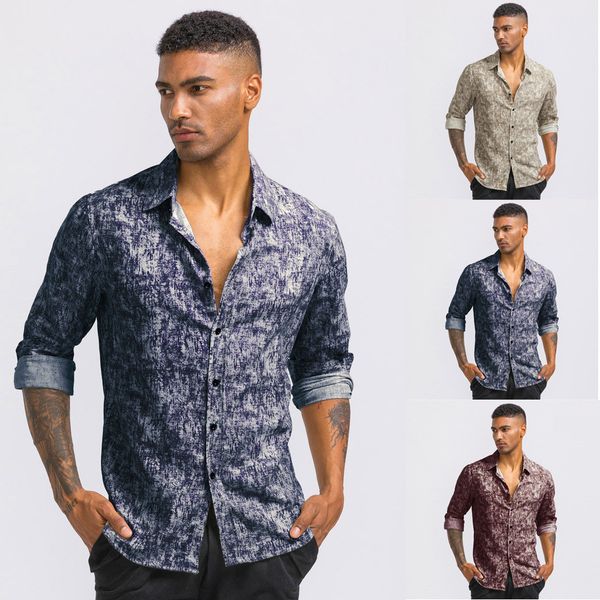 fashion men's shirts ethnic style vintage clothes floral printing long sleeve chemise homme loose designer shirts camisas #c11, White;black
fashion men's shirts ethnic style vintage clothes floral printing long sleeve chemise homme loose designer shirts camisas #c11, White;black