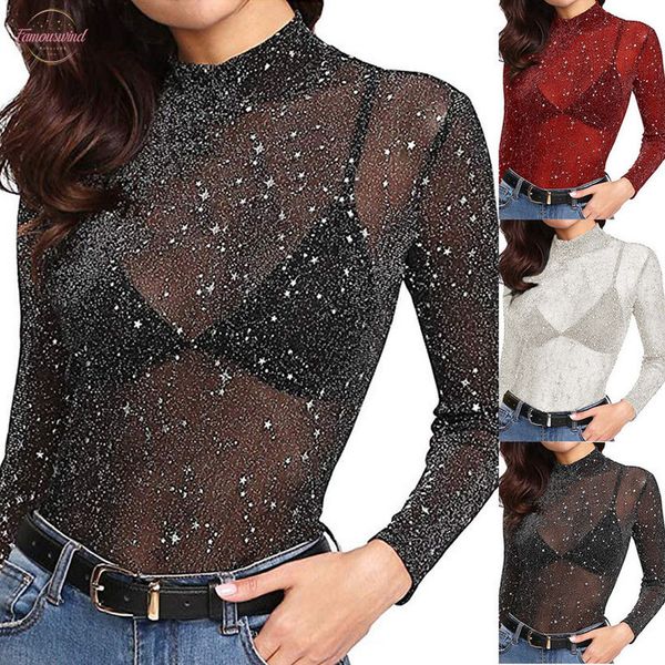 amp; 40 летняя сексуальная блузка женская рубашка с блестками see through long sleeve glitter top mesh sheer floral shirt blouse mujer de mo, White
amp; 40 летняя сексуальная блузка женская рубашка с блестками see through long sleeve glitter top mesh sheer floral shirt blouse mujer de mo, White