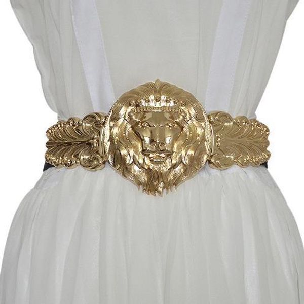 fashion elegant golden lion head ladies elastic belt women metal wide waistband for dress female brand designers waist belts dress waistband, Slivery;black
fashion elegant golden lion head ladies elastic belt women metal wide waistband for dress female brand designers waist belts dress waistband, Slivery;black