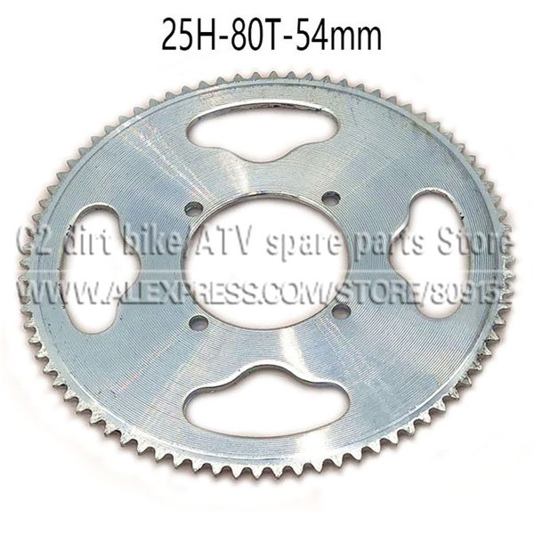 54mm 80 tooth 25h rear chain sprocket for 2 stroke 47cc 49cc engine chinese mini atv quad 4 wheeler pocket bike scooter goped
54mm 80 tooth 25h rear chain sprocket for 2 stroke 47cc 49cc engine chinese mini atv quad 4 wheeler pocket bike scooter goped