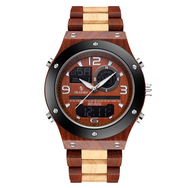 sihaixin wood watch men led digital dual display watch waterproof new fashion man sports luminous indication clock male relogio, Slivery;brown
sihaixin wood watch men led digital dual display watch waterproof new fashion man sports luminous indication clock male relogio, Slivery;brown