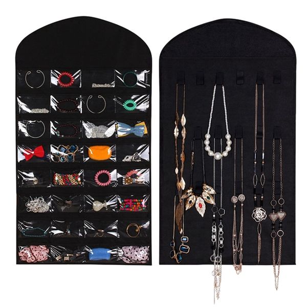 32-square small object hanging bag double-sided jewellery watch hanger hanging for wardrobe bedside bathroom dressing room
32-square small object hanging bag double-sided jewellery watch hanger hanging for wardrobe bedside bathroom dressing room