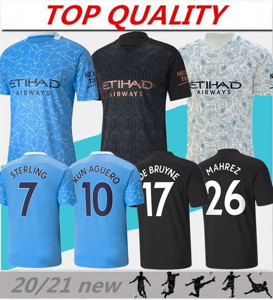 20 21 sterling kun aguero home soccer jersey 2020 2021 customized g.jesus mahrez de bruyne silva foden city away third football shirt, Black;yellow
20 21 sterling kun aguero home soccer jersey 2020 2021 customized g.jesus mahrez de bruyne silva foden city away third football shirt, Black;yellow