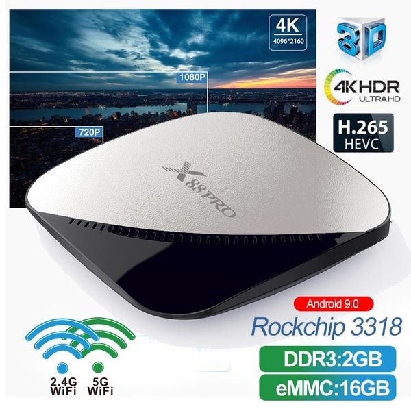 1piece)x88 pro rk3318 android 2gb 16gb android9.0 4k hd media player support dual wifi
1piece)x88 pro rk3318 android 2gb 16gb android9.0 4k hd media player support dual wifi