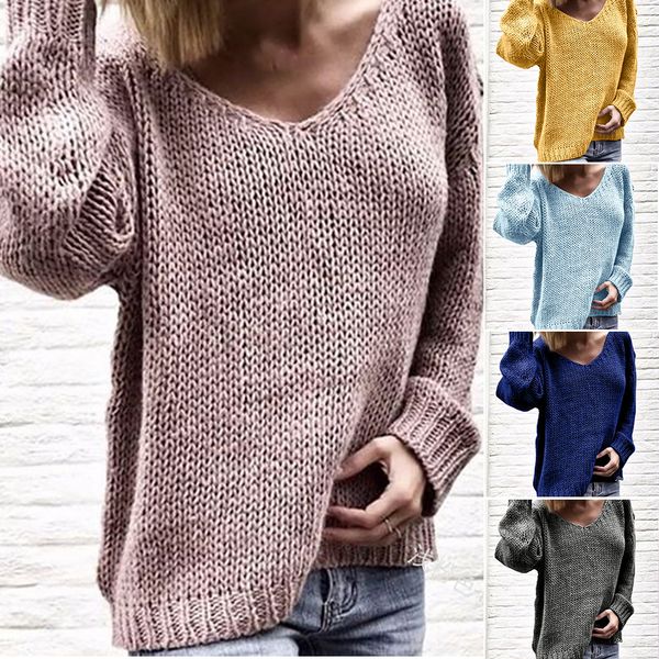 v-neck knitted women sweater long sleeve 2019 spring autumn loose sweater fashion solid knitted women pullovers plus size 3xl, White;black
v-neck knitted women sweater long sleeve 2019 spring autumn loose sweater fashion solid knitted women pullovers plus size 3xl, White;black