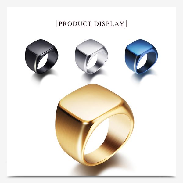 sellring mens rings fashion simple 316l titanium steel blank plain men ring jewelry size 7 8 9 10 11 12 13 accessories 2020, Silver
sellring mens rings fashion simple 316l titanium steel blank plain men ring jewelry size 7 8 9 10 11 12 13 accessories 2020, Silver