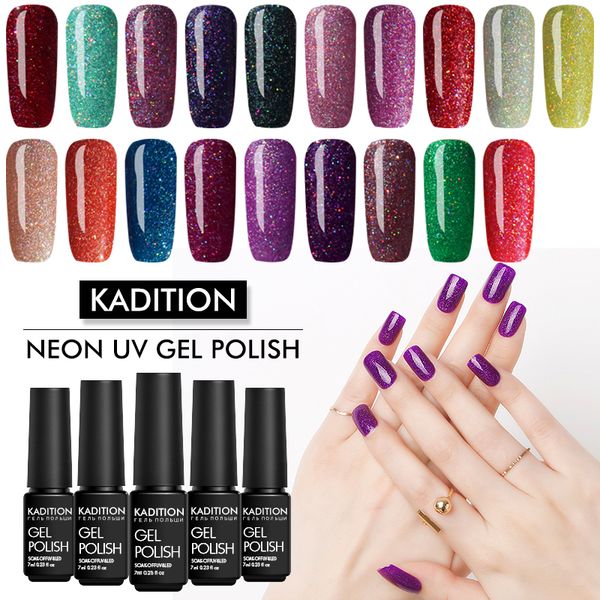 kadition new 19 colors nail polish acrylic glue shiny glitter nails semi-permanent uv gel for neon color soak off gel varnish, Red;pink
kadition new 19 colors nail polish acrylic glue shiny glitter nails semi-permanent uv gel for neon color soak off gel varnish, Red;pink