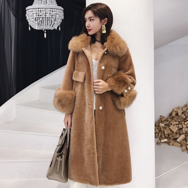 women 2018 christmas fashion flare sleeve faux fur collar winter wool cloak cape coat poncho long overcoat, Black
women 2018 christmas fashion flare sleeve faux fur collar winter wool cloak cape coat poncho long overcoat, Black