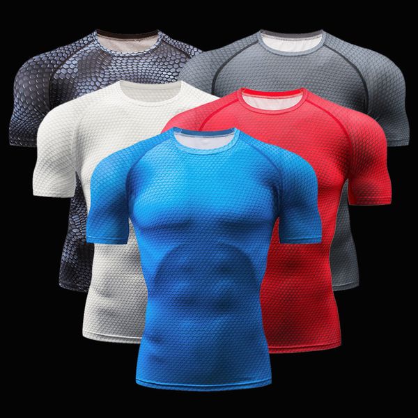 summer running t-shirt men's fitness sportswear sports men's compression sportswear rashgard short-sleeved sports t-shirt, Black;red
summer running t-shirt men's fitness sportswear sports men's compression sportswear rashgard short-sleeved sports t-shirt, Black;red