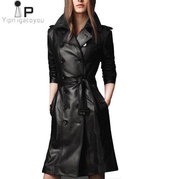 2019 autumn winter women leather jacket plus size double breasted coat pu faux leather jacket black long trench coat outwear 4xl
2019 autumn winter women leather jacket plus size double breasted coat pu faux leather jacket black long trench coat outwear 4xl