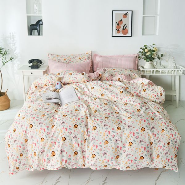 bedding sets pastoral floral bedclothes pillowcase sheet soft comfortable bed linen set kids skin-friendly duvet cover adults
bedding sets pastoral floral bedclothes pillowcase sheet soft comfortable bed linen set kids skin-friendly duvet cover adults