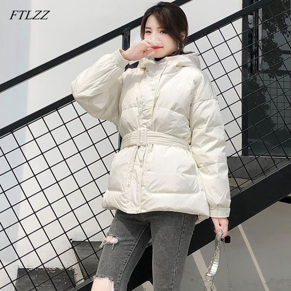 ftlzz women white duck down jackets winter 90% ultra light down coat slim hooded with belt parka female warm snow outwear, Black
ftlzz women white duck down jackets winter 90% ultra light down coat slim hooded with belt parka female warm snow outwear, Black