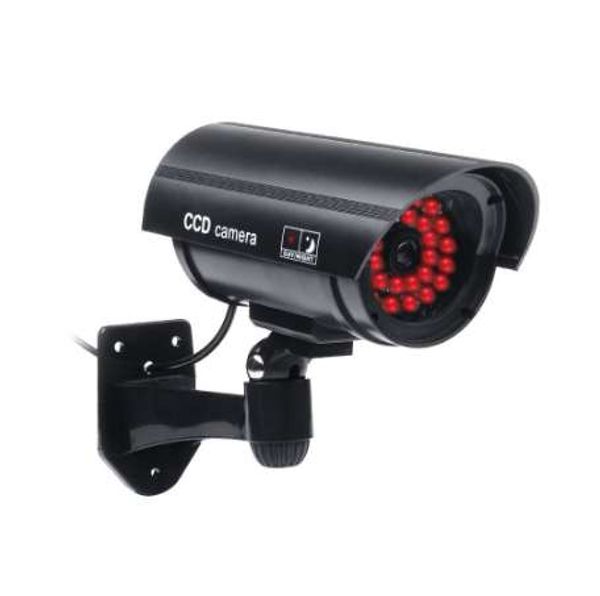 outdoor fake / dummy security camera with 30 illuminating led light (black) cctv surveillance
outdoor fake / dummy security camera with 30 illuminating led light (black) cctv surveillance