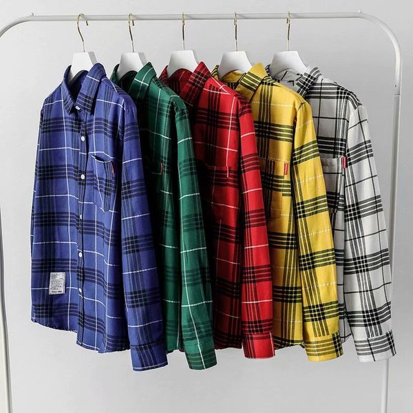spring and autumn new fashion men's plaid shirts casual long sleeve shirts, White;black
spring and autumn new fashion men's plaid shirts casual long sleeve shirts, White;black