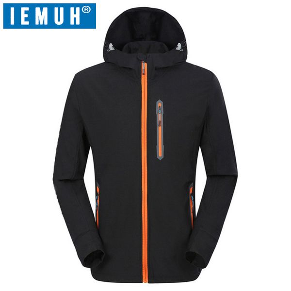 iemuh brand outdoor softshell hiking jackets men spring autumn stretch waterproof quick drying jacket trekking climbing camping, Blue;black
iemuh brand outdoor softshell hiking jackets men spring autumn stretch waterproof quick drying jacket trekking climbing camping, Blue;black