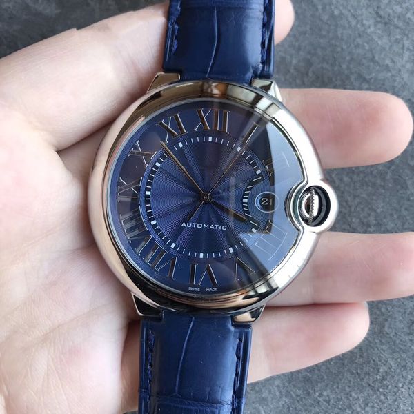 Luxury Brand Fashion WSBB0025 blue dial automatic mechanical men's stainless steel case leather strap watch 42 mm with box
Luxury Brand Fashion WSBB0025 blue dial automatic mechanical men's stainless steel case leather strap watch 42 mm with box