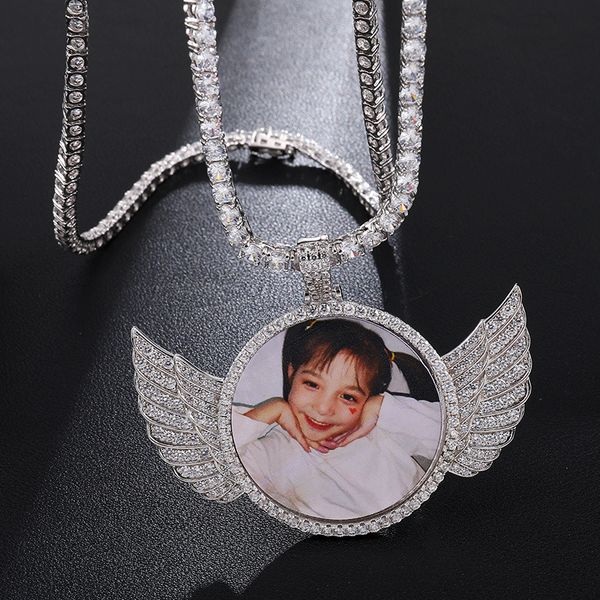 gold custom made p with wings medallions necklace & pendant 4mm tennis chain cubic zircon men's hip hop jewelry 7.4*5.9cm, Silver
gold custom made p with wings medallions necklace & pendant 4mm tennis chain cubic zircon men's hip hop jewelry 7.4*5.9cm, Silver