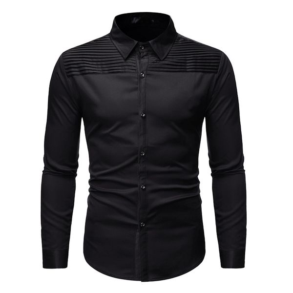 red tuxedo shirt men 2020 brand new slim fit long sleeve mens dress shirts casual party wedding dinner xl, White;black
red tuxedo shirt men 2020 brand new slim fit long sleeve mens dress shirts casual party wedding dinner xl, White;black
