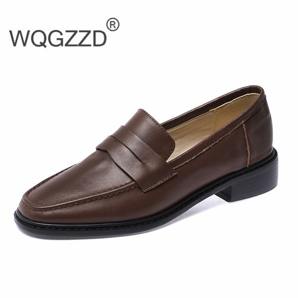 chaussures femme retro british style loafers women's casual shoes genuine leather comfortable soft oxford shoes zapatos mujer, Black
chaussures femme retro british style loafers women's casual shoes genuine leather comfortable soft oxford shoes zapatos mujer, Black