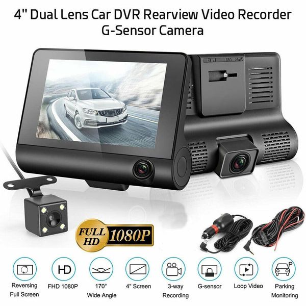 hd 1080p 4" dual lens car dvr dash cam reversing camera mirror video recorder
hd 1080p 4" dual lens car dvr dash cam reversing camera mirror video recorder