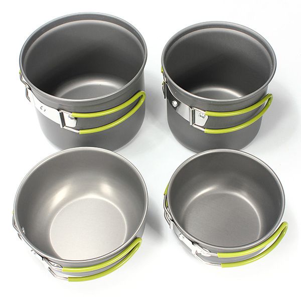 4pcs/2pcs set outdoor tableware hiking camping cooking picnic non-stick aluminum cookware set pot bowl outdoor pot
4pcs/2pcs set outdoor tableware hiking camping cooking picnic non-stick aluminum cookware set pot bowl outdoor pot