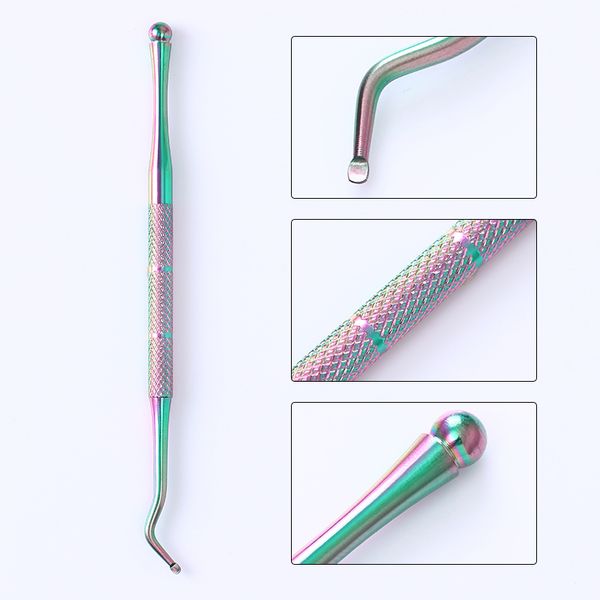 1pc dual-ended nail art cuticle remover spoon stainless steel multi function dead skin pusher pick nail art tool
1pc dual-ended nail art cuticle remover spoon stainless steel multi function dead skin pusher pick nail art tool