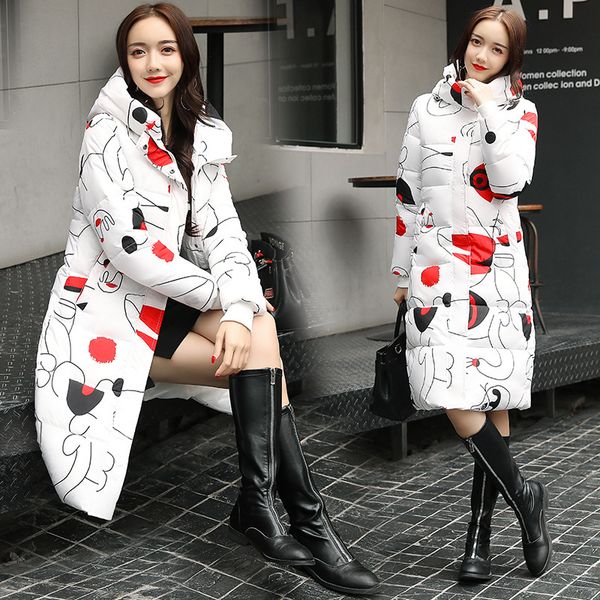 women's down & parkas hooded colorful winter coat jacket long warm women casaco feminino abrigos mujer invierno, Black
women's down & parkas hooded colorful winter coat jacket long warm women casaco feminino abrigos mujer invierno, Black