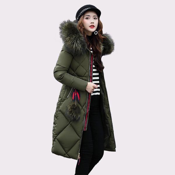 women coat parka long down jacket women padded jacket fur hooded winter down parka winter coat overknee overcoat, Black
women coat parka long down jacket women padded jacket fur hooded winter down parka winter coat overknee overcoat, Black