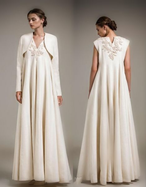 elegant backless v neck studio evening dresses with long sleeve jacket lace applique satin ruffles floor length formal prom dresses, Black;red
elegant backless v neck studio evening dresses with long sleeve jacket lace applique satin ruffles floor length formal prom dresses, Black;red
