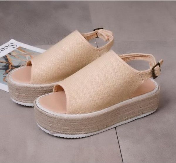 2019 spring and summer new large size women's shoes foreign trade explosions women's sandals europe and the united states fish mou, Black
2019 spring and summer new large size women's shoes foreign trade explosions women's sandals europe and the united states fish mou, Black