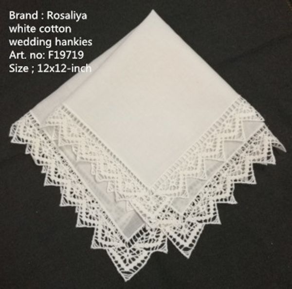 set of 12 fashion wedding bridal handkerchiefs crochet lace cotton hankies moth of the bride hanky, White
set of 12 fashion wedding bridal handkerchiefs crochet lace cotton hankies moth of the bride hanky, White