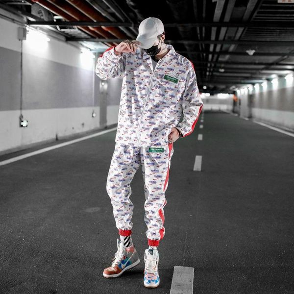 новая весна осень костюмы мужчины моды harajuku спортивная 2 priece комплекты куртка + штаны спортивные костюмы повседневный streetwear одеж, Gray
новая весна осень костюмы мужчины моды harajuku спортивная 2 priece комплекты куртка + штаны спортивные костюмы повседневный streetwear одеж, Gray