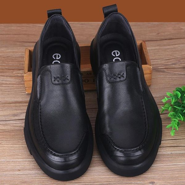 autumn winter men's shoes thick leather business casual shoes britain all take tide shoes anti-slip soft sole loafers, Black
autumn winter men's shoes thick leather business casual shoes britain all take tide shoes anti-slip soft sole loafers, Black